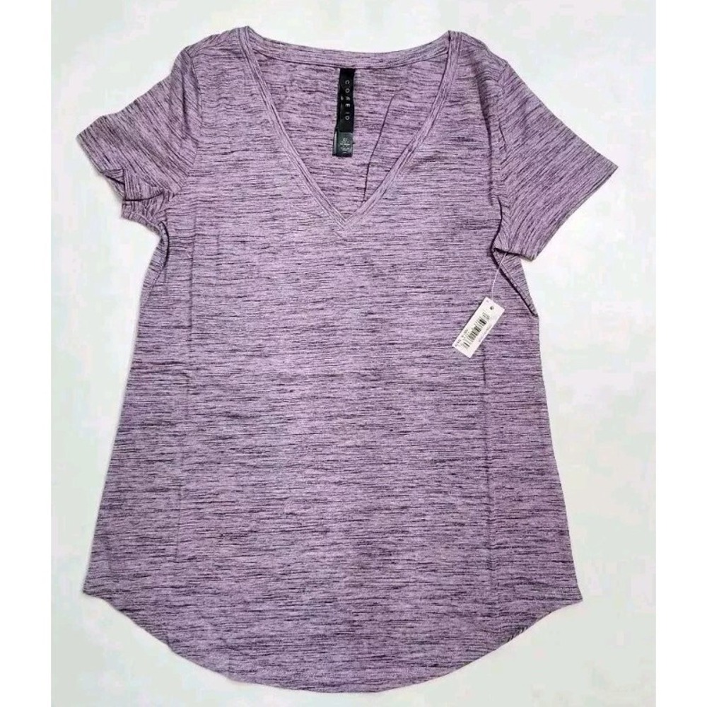 Amazo Essentials CORE IO Womens Short Sleeve Core Cotton V-Neck T-Shirt. Small